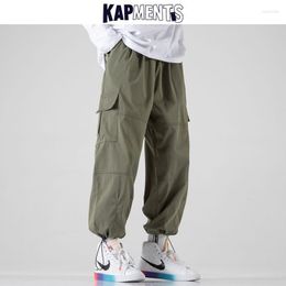 Men's Pants Men Wide Leg Harajuku Baggy Cargo 2022 Mens Solid Packets Streetwear Joggers Man Causal Vintage Sweat 5XLMen's Naom22