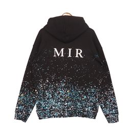 Mens Designer Hoodies Starry Sky Splash Ink Letter Print High Street Couple Hooded Sweater Trend Casual Oversize 22ss Hoodies M-XXL Loose Sweatshirts