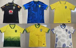 -T-shirts de football du Brésil T-shirts Fan Edition Polos Shirt Logo broderie Summer Outdoor Sports Football Training Shirt