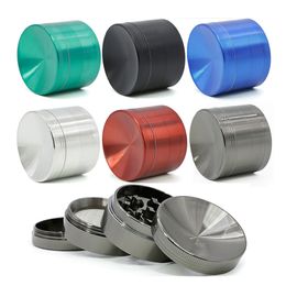 Newest 6 Colours Concave Grinders With Sharp stone Logo 40 50 55 63mm Herb Grinders 4 Layers sharpstone grinders Zinc Alloy Surface