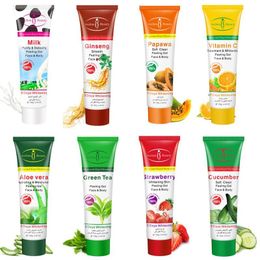 Exfoliators Peeling Gel Deep Cleaning Scrub Acne Blackhead Removal Moisturizing Nourishing Exfoliating Cream