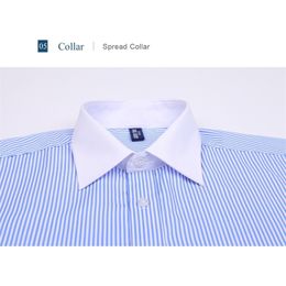 9XL 7XL 6XL Striped Men French Cufflinks Casual Dress Shirt Long Sleeved White Collar Design Style Mens French Cuff Dress Shirts 201124