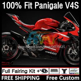 OEM Bodywork For DUCATI Panigale V 4 V4 S R V4S V4R 2018 2019 2020 2021 Body Kit 1DH.4 Street Fighter V4-S V4-R 18-21 V-4S V-4R 18 19 20 21 Injection Mould Fairing stock red