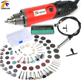 Diy Mini Electric Drill Metalworking Drilling Machine Polishing Engraver Wood Power Tools Grinding Wheel Y200323