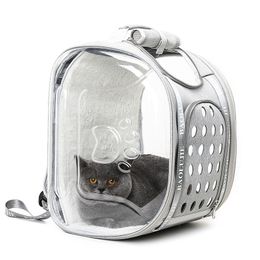 Cat/Dog Backpack Carrier Pet Travel Backpack Carrier for Hiking Walking Cycling Suitable for Small Medium Dogs Cats and Rabbits Up to 17 Pounds