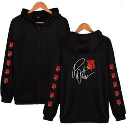 Men's Hoodies & Sweatshirts Payton Moormeier Oversized Zip Up Hoodie Women Men Harajuku Sweatshirt Winter Fleece Zipper Pocket Hooded Jacket