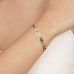 Charm Bracelets Women Girls Barefoot Jewellery Stainless Steel Chain Anklet Foot Bracelet Simple Wrist GiftsCharm