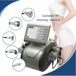 5 in 1 40K cavitation ultrasound rf equipment body slimming machine RU+5 model vacuum massager 6 polor radio frequency 2-polor rf device