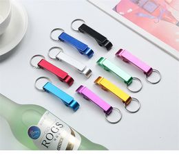 DHL Portable Can Opener Key Chain Ring Cans Openers Restaurant Promotion Gifts Kitchen Tools Birthday Gift Party Supplies