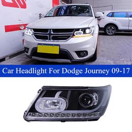 2009-2017 Year LED Head Light Assembly For Dodge Journey DRL Turn Signal Headlights High Beam Angle Eye Lamp