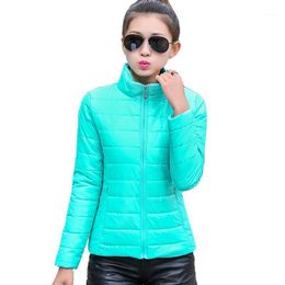 Women's Trench Coats 2022 Women Winter Jacket Ultra Light Candy Colour Spring Coat Female Short Parka Cotton Outerwear Jaqueta Feminina