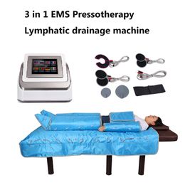 3 in 1 Pressotherapy Lymphatic Drainage Detox high Air Wave Pressure Fat Removal Cellulite Slimming lose Weight