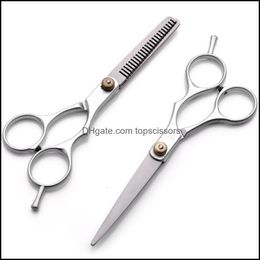 Hair Scissors Care Styling Tools Products Professional Barber 5.5/6.0 Inch Cutting Thinning Shears Hairdressing Tool Stainless Steel Lx807