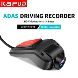 Kapud Car Dvr Camera Detector Telecamera Driving Usb Grade Portable Recorder P Night Version For Android J220601