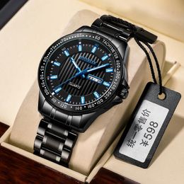 Wristwatches Business Black Watch For Men Sports Mens Top Clock Male Quartz Wristwatch Relogio MasculinoWristwatches WristwatchesWristwatche