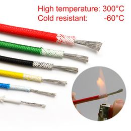 Other Lighting Accessories High-quality Heat-resistant 300° Braided Silicone Cable 0.5 To 1.5mm 2.5 4 6 10 Square Wear-resistant Fire-resist