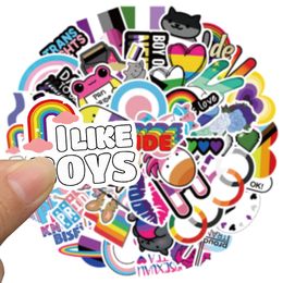 50PCS Skateboard Stickers equality Love For Car Baby Scrapbooking Pencil Case Diary Phone Laptop Planner Decoration Book Album Kids Toys DIY Decals