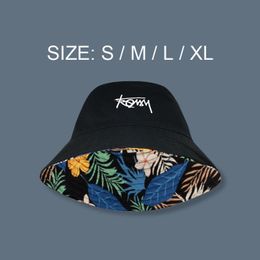 Berets Big Head XL Size Fisherman Hat Reversible Hawaii Korean Sun Protect Hats Summer Casual Street Wear Bob Hiphop Bucket Cap For MenBeret