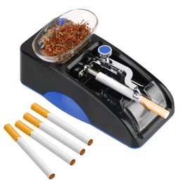 cigarette injector machine UK - Cigarette Rolling Machine EU US Plug Electric Automatic Tobacco Roller Injector Maker DIY Smoking Tool2653
