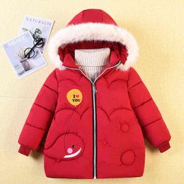 Lzh Winter Clothes For Boys Rut 2021 Children Autumn Coat Hooded Baby Boys Down Jacket Long Sleeves Children Jackets 2-5 Year J220718