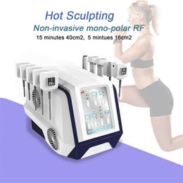 radio frequencies UK - Body Sculpting Slimming Machine Deep Heating Radio Frequency Fat Loss Beauty Equipment Monopolar RF Skin Tightening Device for Body and Face