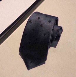 mens tie Ties Mens Designer 100% Silk Jacquard Brand Classic Bee Print Handmade Necktie For Men Wedding Casual Business Fashion Neck Tie With Box 84J3