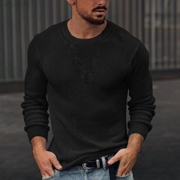 Knitted Sweater Men Clothing Winter Slim Warm Depth Shirts Neck Top Casual s L220801