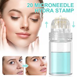 Skin Care Tools & Devices Hydra 20 pins Gold Painless Micro Needle Stamp 0.25mm Plated Titanium Microneedle Needle Microneedling Tool