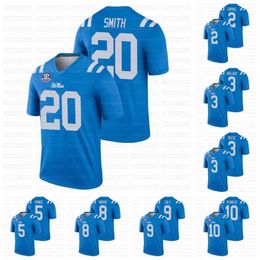 CeoC202 Ole Miss Rebels Blue College Football Alternate Legend Jersey 0 Lakia Henry 2 Matt Corral 3 Kentrel Bullock Reese Prince Moore Ealy Plumlee