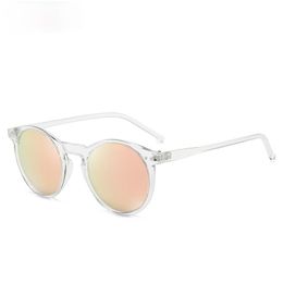 Sunglasses Fashion Soft Transparent Frame Polarized Colorful Clear Lens Sun Glasses Classic Retro Eyeglasses For Men&WomenSunglasses