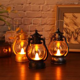 Table Lamps Vintage Oil Lamp Outdoor Portable Christmas Ramadan Halloween Garden Wedding Party Decoration Atmosphere Home LampTable