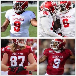 Xflsp Custom Indiana Hoosiers 9 Michael Penix Jr. College Football stitched Jersey Peyton Ramsey Stevie Scott III Whop Philyor Hendershot