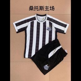 Soccer Jerseys Jersey 2021-22 Santos Unpopular Football Shirt Custom Training Children Primary School Boys Short Sleeve Suit Home