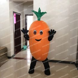 Halloween Carrot Mascot Costume High Quality Cartoon Animal Theme Character Carnival Festival Fancy dress Adults Size Xmas Outdoor Party Outfit