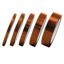 3mm-20mm 33M High Temperature Heat Transfer Tape Resistant Insulation Electronics Industry Welding Polyimide Kapton Tapes 3D Printing Board Protection