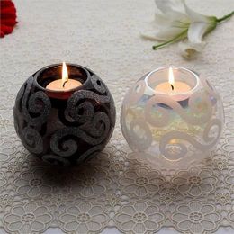 Candle Holders Crystal Glass Stand European Candlelight Dinner Creative Wedding Cup Props Decorative Table Setting