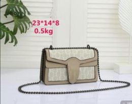 2022GG Women Bag Handbag Flap Gold Silver Chain Shoulder Bags Luxury Designers Messenger Evening Crossbody Purse Wallets