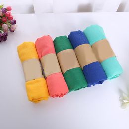 180cm Linen Long Scarf Muslim Hijab Muffler For Women Cotton Pashmina Hijabs Scarves Shawls Wraps Foulard