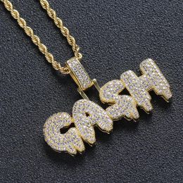 Chains Bling Iced Out CZ Pendants Necklace Men And Women CN189Chains ChainsChains