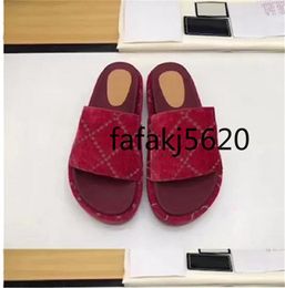 Flip Flop Lady Shoes Embroidery Wedge Sandals Elevator Shoe Women Slides High Quality SIZE 34-43 G698