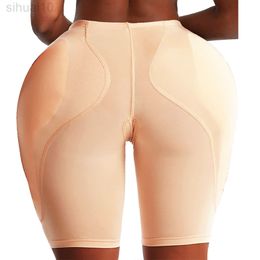 Booty Hip Enhancer Invisible Padded Panty Sexy Butt Lifter Body Shapers Push Up Bottom Shorts Control Panties Slim Waist Trainer L220802