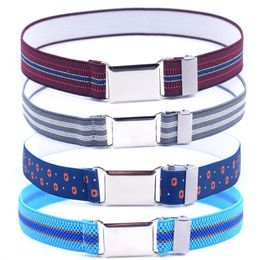 Belts CM Children Kids Solid Colour Unisex Canvas Boys Girls Elastic Belt AdjustableBelts