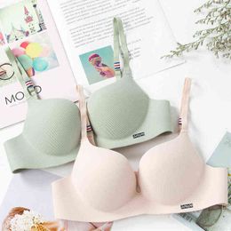 Girls Cheap Bra Deep V Cup Bras For Women Push Up Lingerie Seamless Bralette Backless Wireless Intimates Female Brand Underwear L220726