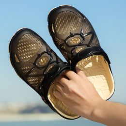 2022 New Men Sandals Summer Flip Flops Slippers Men Outdoor Beach Casual Shoes Cheap Male Sandals Water Shoes #ZYNWY-233