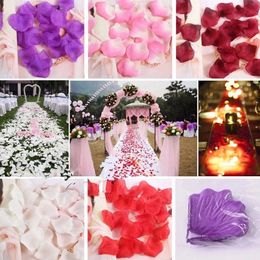 Wedding Flowers 5000pcs/lot Romantic Colorful Artificial Rose Petals For Party Fake Petals