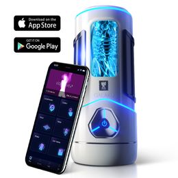 Bluetooth sexyy Toys Male Masturbator Cup Adult Goods for Men Blowjob Pussy sexy Machines APP Remote Control Masturbation Device