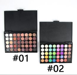 40 Colors High Pigmented Shimmer Matte Eye shadow Makeup Palette Full Spectrum Artist Glitter Metallic Waterproof Creamy, Earth and Smoky Shades