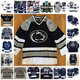 Xflsp 2022 College Frozen Four Penn State Nittany Lions Hockey Jersey 16 Mason Snell 17 Rare McLane 18 Clayton Phillips 8 Rare Berger (C) 5 Kevin