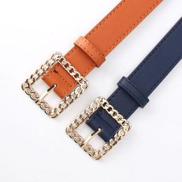 Belts Spring Fashion Square Hollow Hole Buckle Women For Female Dress Jeans Decoration Designer Waist BeltBeltsBelts