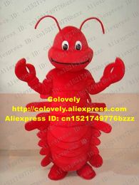 Mascot doll costume Vivid Red Lobster Shrimp Mascot Costume Mascotte Prawn Natantia Caridea Langouste Crayfish With Big Red Pliers No.508 Fr